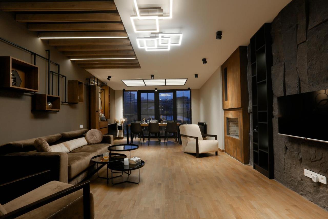 Hotelise I Cascade Loft Apartment Jerevan Exteriör bild